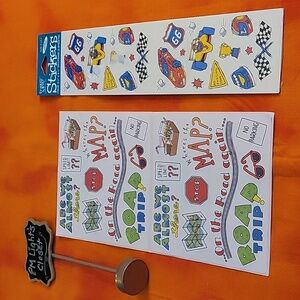 Frances Meyer Sticker Sets New Road Trip Race Cars